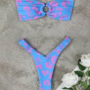 Floral Amazon thing tropical Bikini size medium